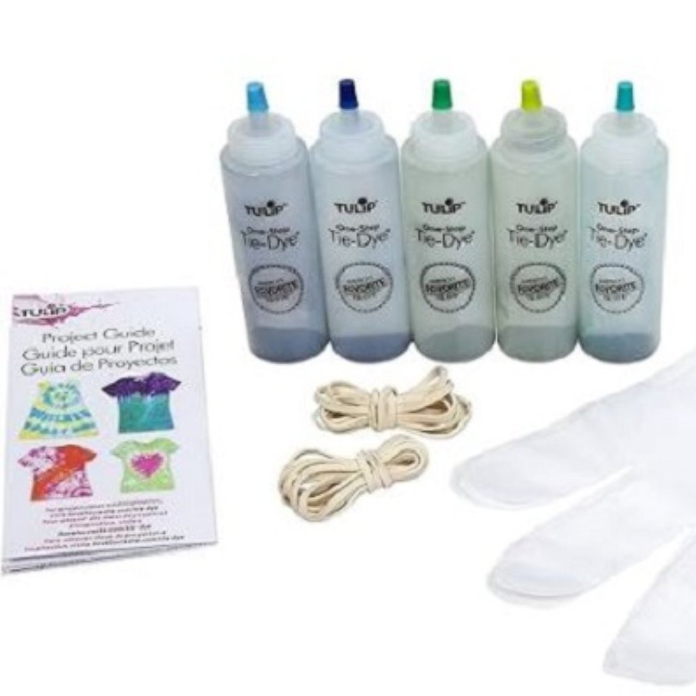 Tulip One-Step Tie-Dye Kit Backpack Kit Beachy Blues, 31pc, Party and Craft Supp